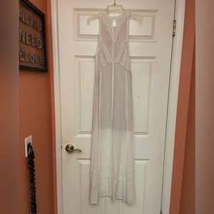 Gentle Fawn White MIDI dress